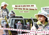 Phát hiện hầm đạn cối gần 500 quả tại Quảng Trị ảnh 2 Đội nữ rà phá bom, mìn vùng ‘đất lửa’ Quảng Trị