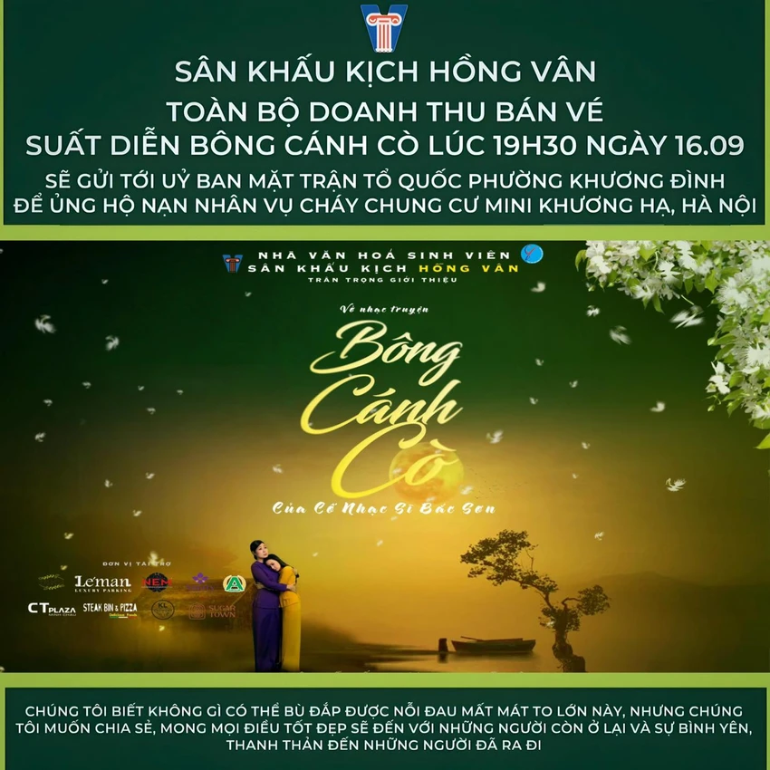 Hoa hậu Bảo Ngọc nhận nuôi bé gái mất cả gia đình trong vụ cháy chung cư mini ở Hà Nội ảnh 3 san-khau-hong-van.jpg