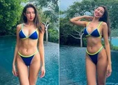 Hoa hậu Thùy Tiên bắt đầu hành trình tại các nước Mỹ Latinh ảnh 7 Hoa hậu Thùy Tiên diện bikini nhân dịp đầu năm mới