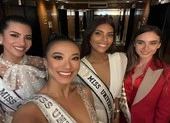 Miss Universe: Kim Duyên mặc áo dài trắng thăm 'Bức tường than khóc' tại Israel ảnh 10 Kim Duyên cùng các người đẹp tại Hoa hậu Hoàn vũ Thế giới 2021