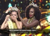 NTK Nguyễn Minh Tuấn: ‘Thùy Tiên tự cắt ngắn váy chung kết để tự tin catwalk' ảnh 12 Kì tích: Thùy Tiên đăng quang Hoa hậu Hoà bình quốc tế 2021