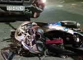 Tông thẳng vào hông xe tải, người đàn ông trọng thương ảnh 2 Thanh niên trọng thương khi tông vào đầu xe tải ở KCN Vĩnh Lộc