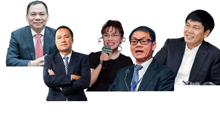 5 tỉ phú Việt Nam góp mặt trên bảng xếp hạng những người giàu nhất trên thế giới. Ảnh: Phương Minh hinh 5 2 2.jpg