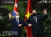 Chủ tịch nước Nguyễn Xuân Phúc đã đến Hoa Kỳ ảnh 3 Chủ tịch nước Nguyễn Xuân Phúc hội kiến Thủ tướng Cuba