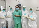'Con đang sống khỏe mạnh trong vòng tay yêu thương của các bác sĩ' ảnh 3 Chiến sĩ công an mắc COVID-19 nặng ở TP.HCM hồi phục, gửi lời cảm ơn mọi người