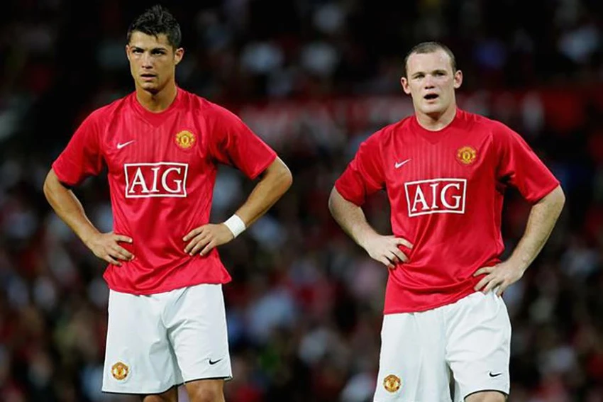 amistad entre Rooney y Ronaldo