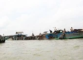 1 dân quân tự vệ tử vong khi chống ‘cát tặc’ trên sông Hàm Luông ảnh 2 Bến Tre: Sẽ xử lý người đứng đầu nếu để 'cát tặc' lộng hành
