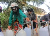 Thuê sà lan chở gần 200.000m3 nước ngọt về nhà máy nước cấp cho dân ảnh 4 Lý do giá nước sinh hoạt ở Bến Tre tăng gấp 5 lần
