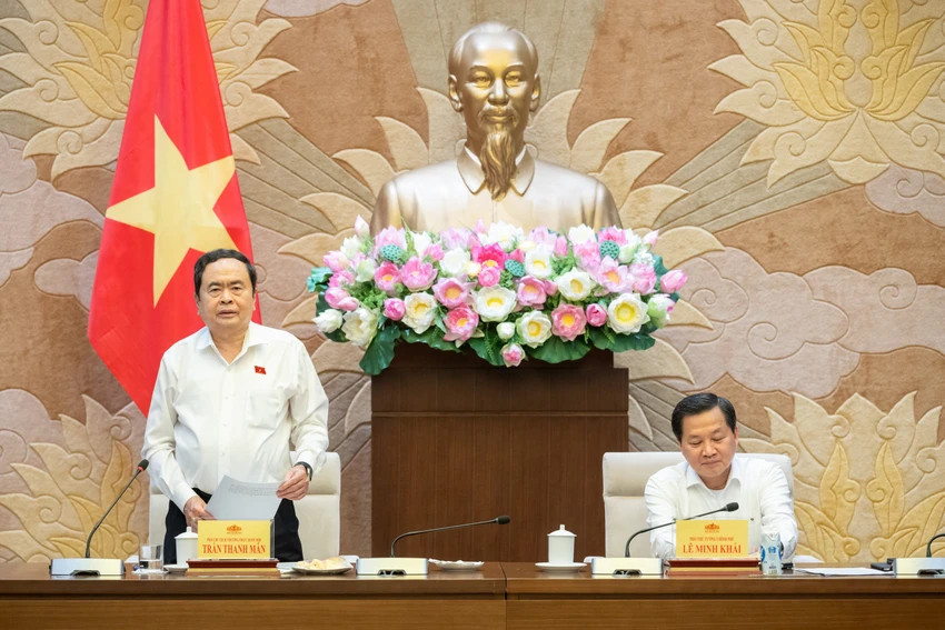 Phó Chủ tịch Thường trực Quốc hội Trần Thanh Mẫn yêu cầu cơ quan soạn thảo tiếp tục lắng nghe ý kiến người lao động, doanh nghiệp.