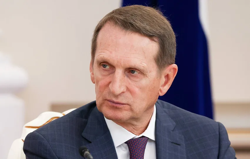 Giám đốc Cơ quan Tình báo đối ngoại Nga (SVR) Sergey Naryshkin. Ảnh: TASS tấn công sâu vào lãnh thổ Nga, Mỹ, vũ khí tầm xa.png