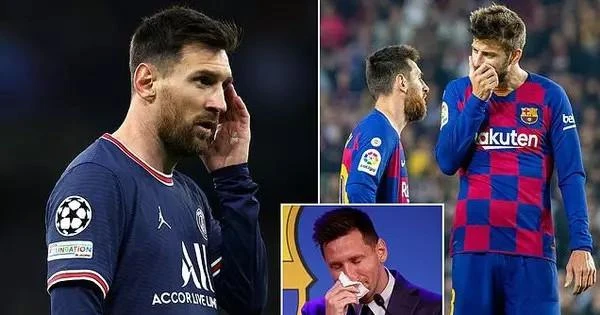 Barcelona đang gặp bất ổn tài chính và sau cuộc chia tay đẫm nước mắt của Messi, có thể đến lượt Pique do mức lương của anh quá cao. Ảnh: CGI.