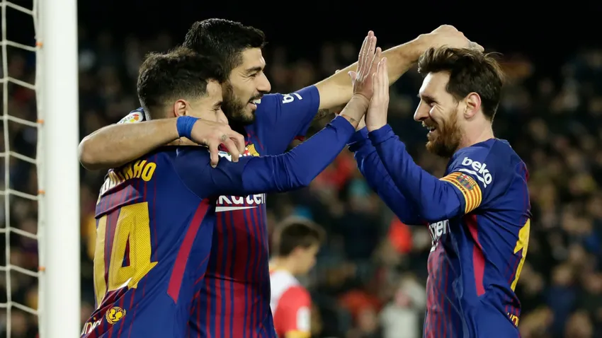 The Brazilian midfielder will reunite with two former Barca teammates, strikers Messi and Suarez, in the Inter Miami shirt. Photo: GETTY.