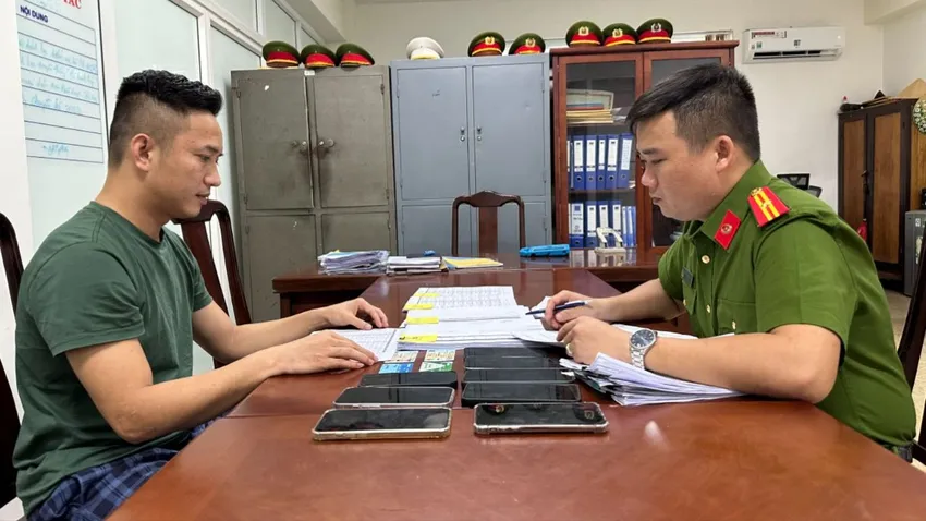 Nguyễn Long Rin - kẻ cầm đầu đường dây cá độ bóng đá mùa Euro với số tiền giao dịch hơn 98 tỉ đồng. Ảnh: TH cá độ bóng đá mùa euro