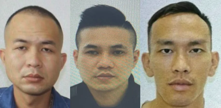 Ba nghi phạm Đinh Xuân Sáng, Vũ Thành Quang và Nguyễn Xuân Đạt trong vụ cô gái 22 tuổi bị bắn tử vong đều đã bị bắt giữ.Ảnh CA Ba nghi phạm Đinh Xuân Sáng, Vũ Thành Quang và Nguyễn Xuân Đạt trong vụ cô gái 22 tuổi bị bắn tử vong đều đã bị bắt giữ.Ảnh CA