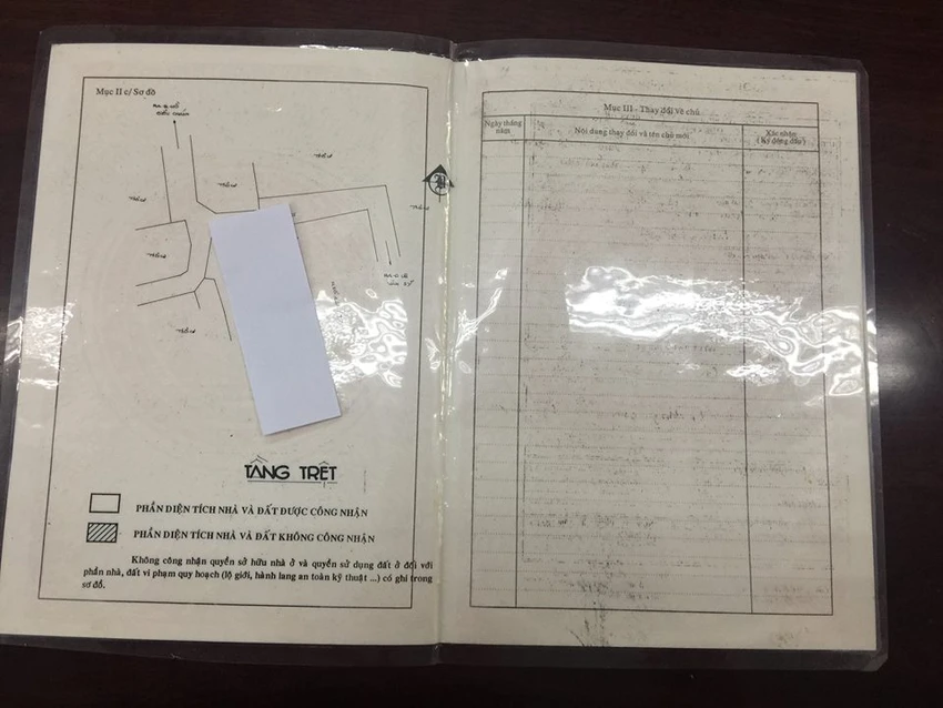 bảo quản sổ hồng