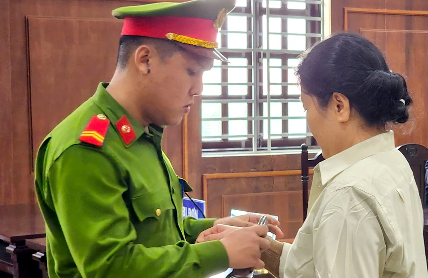 Đào Thị Như Lệ rút đơn kháng cáo đối với bản án chung thân. Ảnh: MINH TRƯỜNG. Nữ đại gia bất động sản