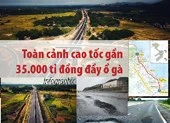 Nhà thầu Trung Quốc bị tố dùng bùn đắp cao tốc, Bộ GTVT nói gì ảnh 3 Toàn cảnh cao tốc gần 35.000 tỉ đồng đầy ổ gà