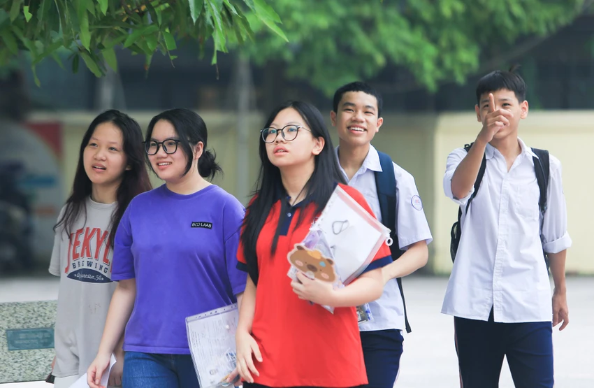 Nội dung thi vào lớp 10 nằm trong chương trình giáo dục phổ thông THCS, chủ yếu là lớp 9. Ảnh minh hoạ: TT thi vào lớp 10