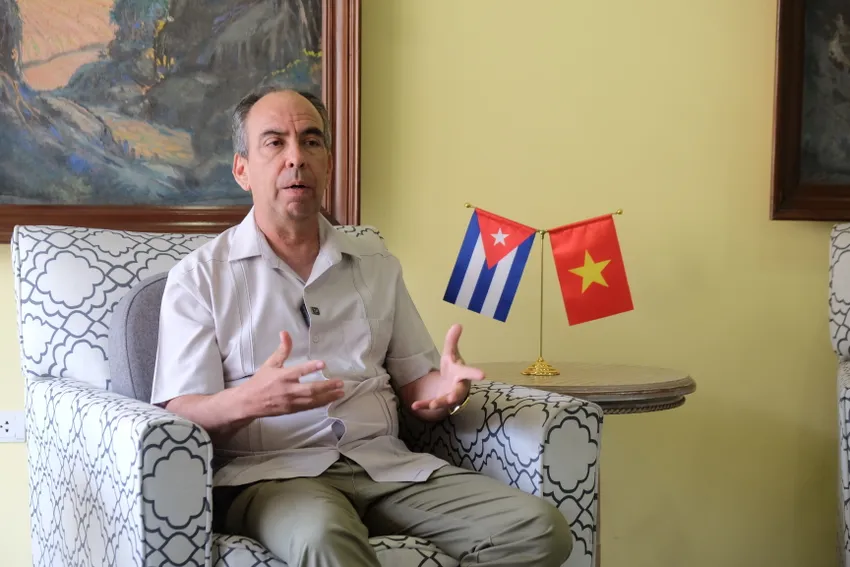 Đại sứ Cuba tại Việt Nam Rogelio Polanco Fuentes. Ảnh: TT ủng hộ Cuba