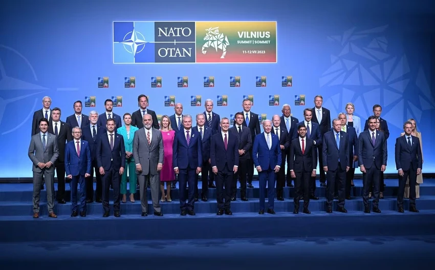 Hội nghị thượng đỉnh Tổ chức Hiệp ước Bắc Đại Tây Dương (NATO) tại Lithuania hồi tháng 7-2023. Ảnh: REUTERS nato-summit-1114.jpg