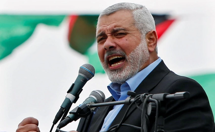 Lãnh đạo chính trị của Hamas Ismail Haniyeh. Ảnh: REUTERS lãnh đạo Hamas bị ám sát.jpg