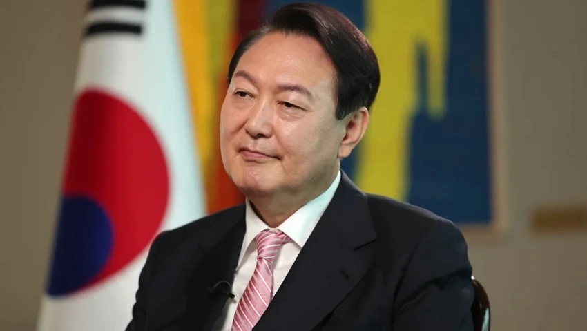Tổng thống Hàn Quốc Yoon Suk-yeol. Ảnh: VĂN PHÒNG TỔNG THỐNG HÀN QUỐC Tổng thống Hàn Quốc.jpg