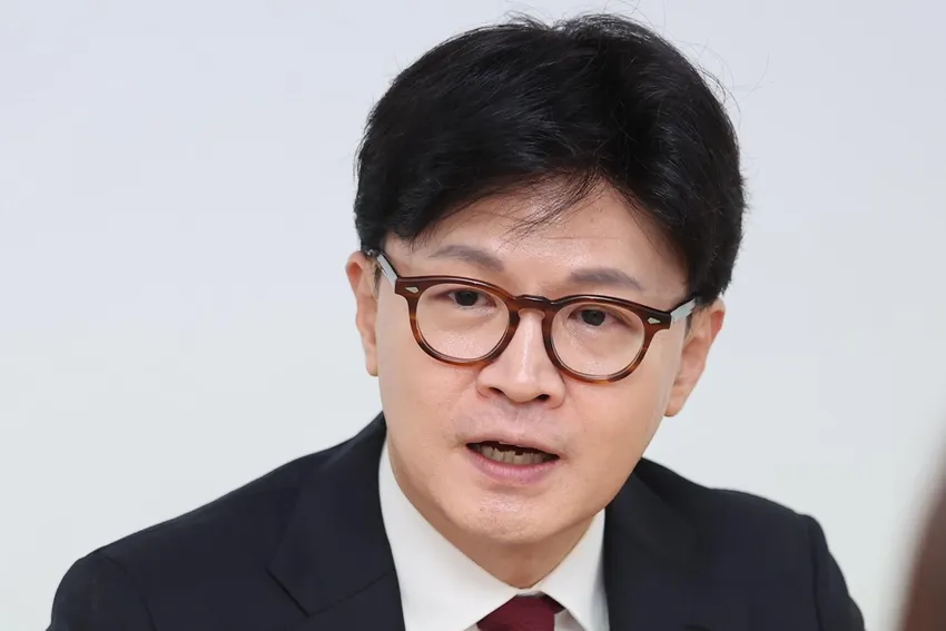 Cựu Chủ tịch đảng Quyền lực nhân dân Han Dong-hoon. Ảnh: YONHAP ứng viên tổng thống Hàn Quốc.jpg