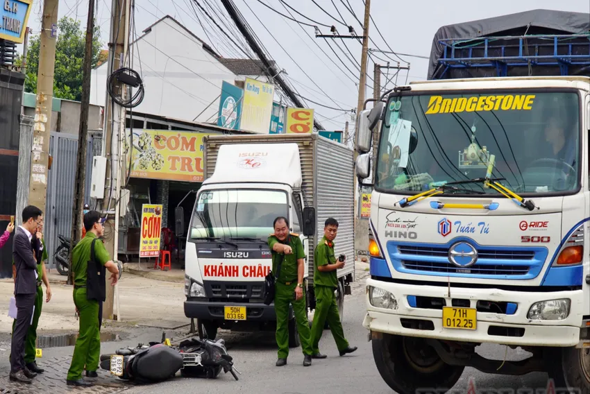 Cơ quan CSĐT Công an tỉnh Đồng Nai thực nghiệm hiện trường vào tháng 10-2024. Ảnh: VH kết luận điều tra bổ sung