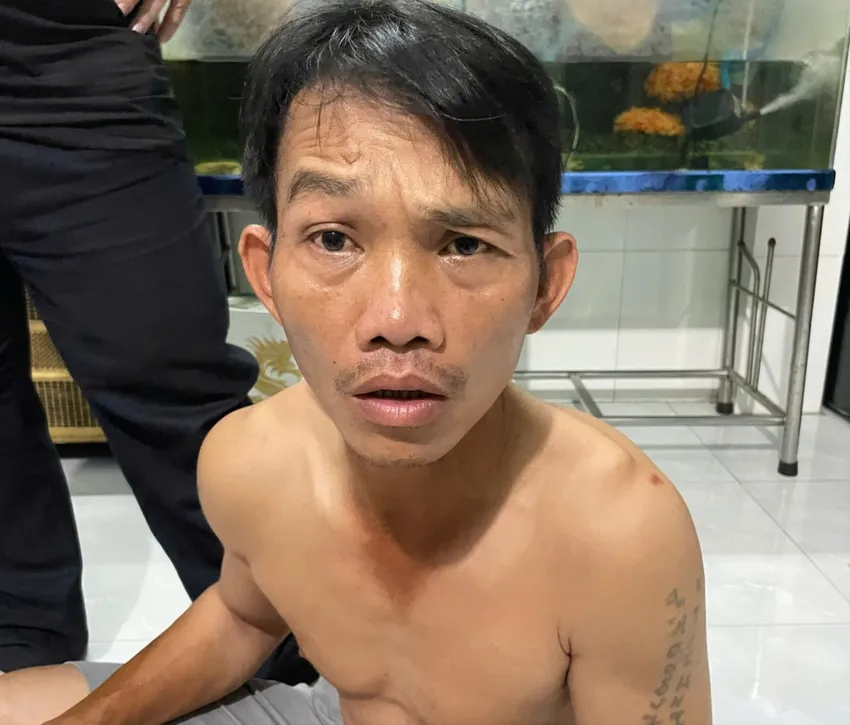 Nghi can Lê Hoàng Minh Long. Ảnh: CA. kẻ hiếp dâm.jpeg