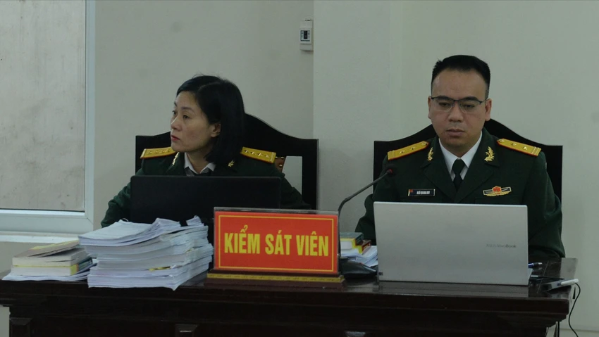 Đại diện VKS tại phiên tòa kit test Việt Á. Ảnh: CTV Việt Á