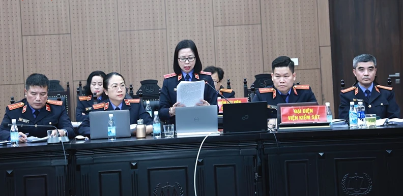 Đại diện VKS tại phiên tòa Việt Á. Ảnh: CTV Việt Á