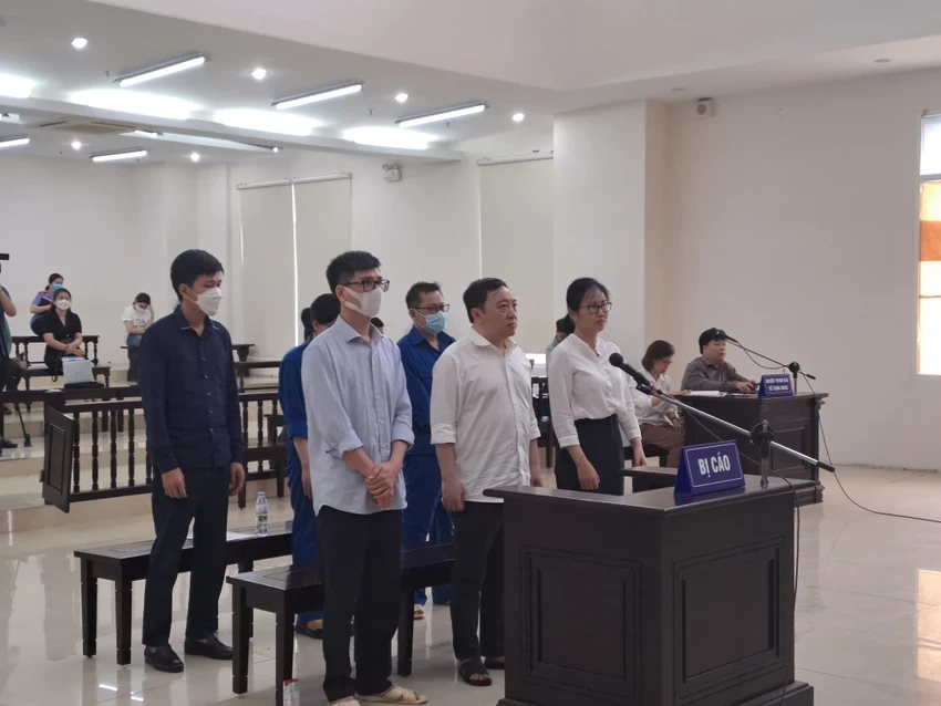 Phiên tòa phúc thẩm vụ án Bệnh viện đa khoa tỉnh Đồng Nai. Ảnh: BT Nguyễn Thị Thanh Nhàn phúc thẩm AIC Đồng Nai.jpg