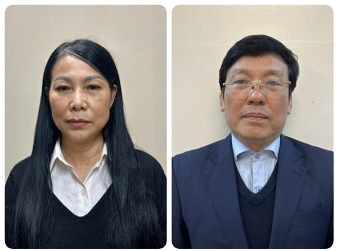 Các bị can Hoàng Thị Thúy Lan và Lê Duy Thành Tập đoàn Phúc Sơn vụ Phúc Sơn Hoàng Thị Thúy Lan.jpg