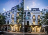 ‘Chiếc hang đỏ’ ấn tượng giữa lòng Sài Gòn. ảnh 26 Ngôi nhà ở Cà Mau nhấn nhá bằng đường cong