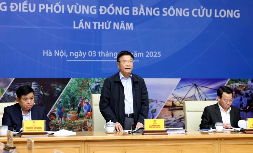 Phó Thủ tướng Lê Thành Long phát biểu tại hội nghị. Ảnh: VGP/Đức Tuân Phó Thủ tướng Lê Thành Long