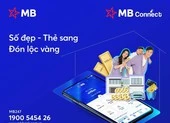 Lãi hợp nhất của MB quý I đạt 2.196 tỉ đồng ảnh 1 MB Connect: 'Số đẹp – Thẻ sang – Đón lộc vàng'