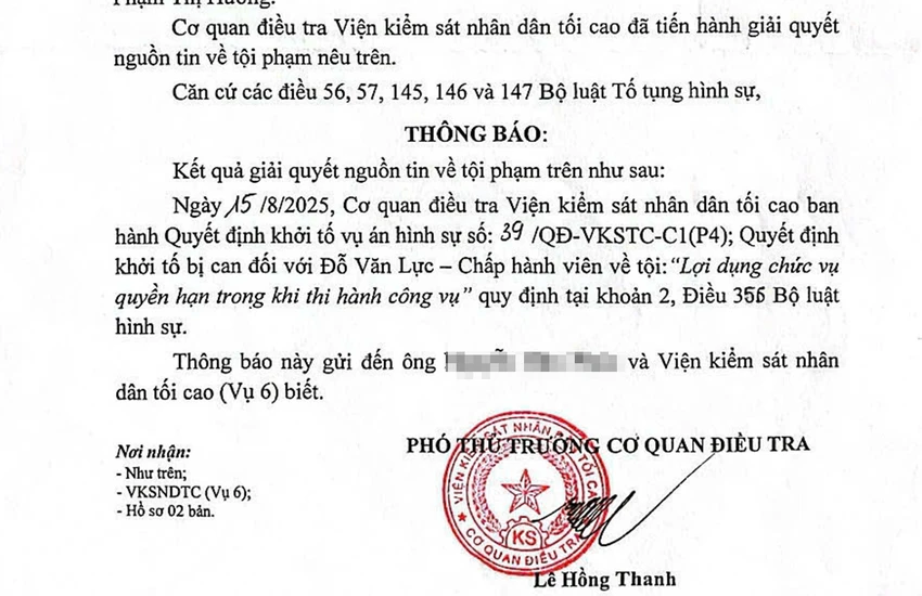 Thông báo của Cơ quan điều tra VKSND Tối cao thông-bao-khoi-to.jpg