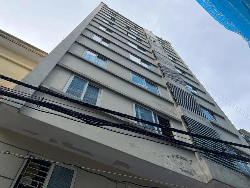 Toà chung cư mini do ông Nghiêm Quang Minh đầu tư xây dựng tại ngõ 203, đường Trường Chinh, phường Khương Mai. chung-cu-mini-Nghiem-Quang-Minh3.jpg