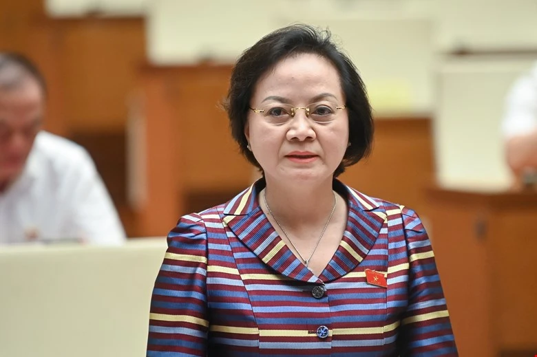 Bộ trưởng Nội vụ Phạm Thị Thanh Trà. Ảnh: PHẠM THẮNG Bộ trưởng Nội vụ Phạm Thị Thanh Trà