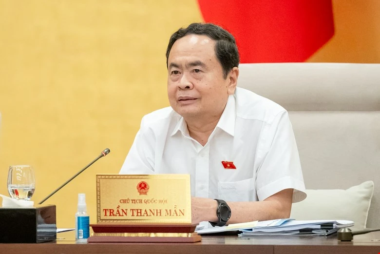 Chủ tịch Quốc hội Trần Thanh Mẫn. Ảnh: PHẠM THẮNG CTQH-Tran-Thanh-Man10-10.jpg