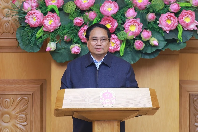 Thủ tướng Phạm Minh Chính. Ảnh: NHẬT BẮC Trình Quốc hội ban hành Nghị quyết thành lập một số bộ của Chính phủ nhiệm kỳ 2021-2026 THỦ TƯỚNG PHẠM MINH CHÍNH