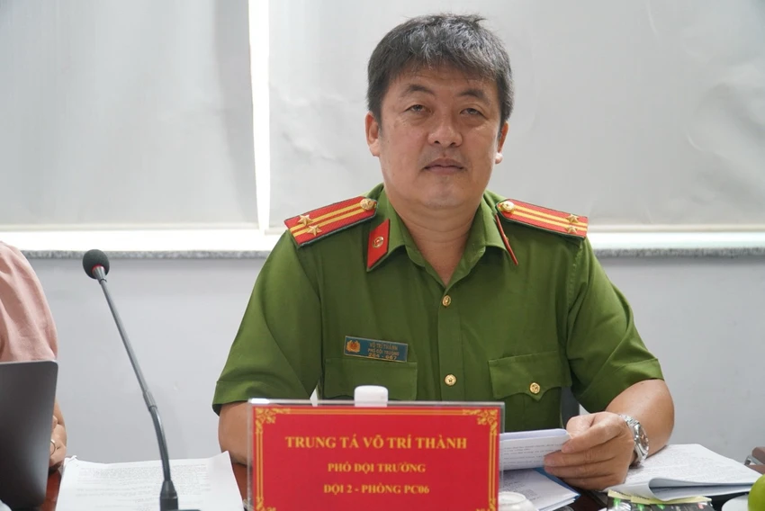 Trung tá Võ Trí Thành, Phó đội trưởng Đội 2 - PC06 vo tri thanh.jpg