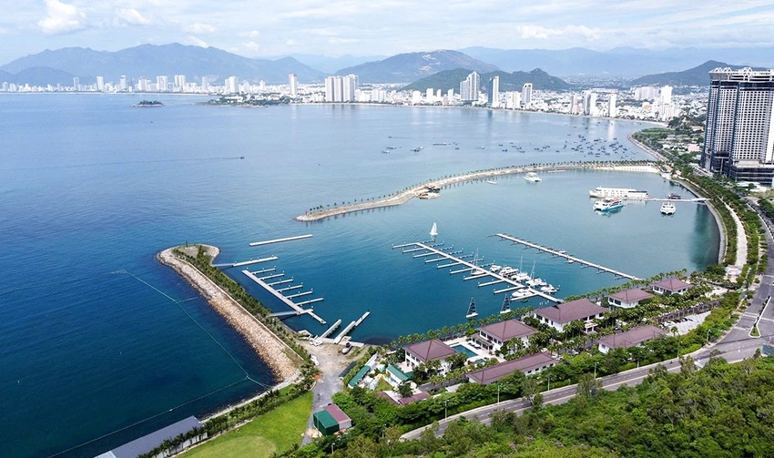 Bến du thuyền Ana Marina đủ tiêu chuẩn đón khách tàu biển, các du thuyền, thuyền buồm hạng sang. Ảnh: XUÂN HOÁT Bến du thuyền Ana Marina