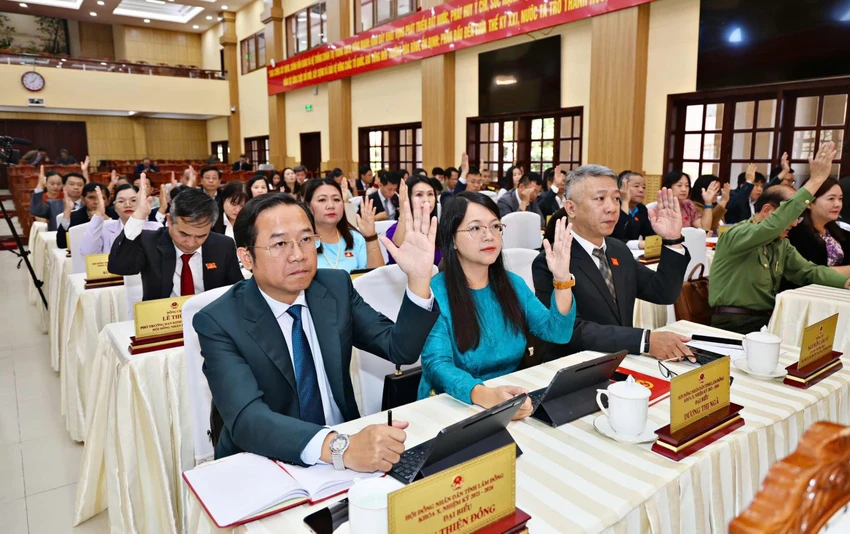 HĐND tỉnh Lâm Đồng thông qua Nghị quyết sắp xếp đơn vị hành chính cấp xã 1000000897.jpg