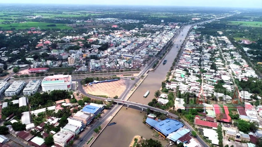 Thống kê từ năm 2010 đến nay, trên địa bàn tỉnh Hậu Giang có ba dự án nhà ở xã hội ở TP Vị Thanh, thị xã Long Mỹ và huyện Châu Thành A. Ảnh: BT hau-giang-tren-cao_PYXZ.jpg