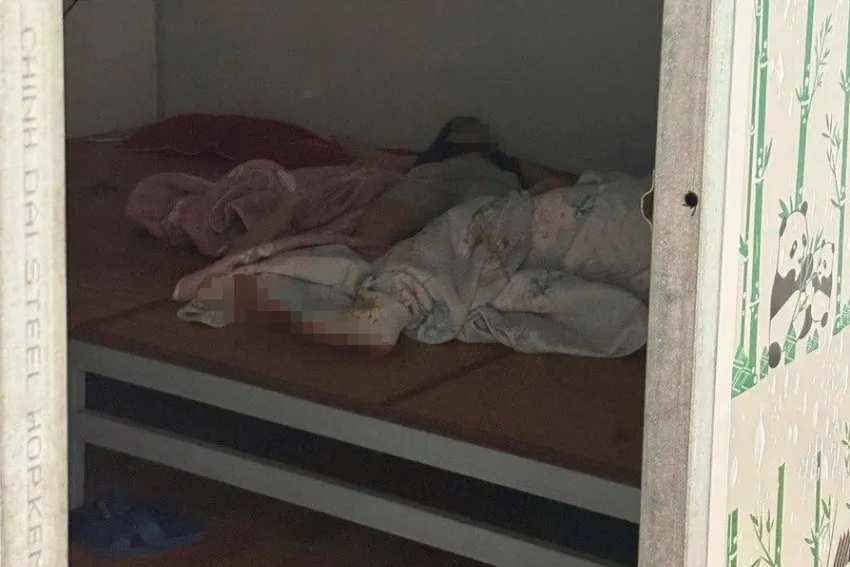 Hiện trường, phát hiện thi thể em NMH ở phòng trọ. Hung-Yen-giet-nguoi.jpg