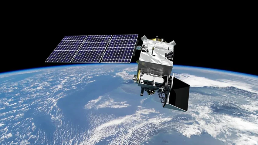 Hình mô tả PACE trên quỹ đạo Trái Đất sau khi phóng. Ảnh: NASA c-pace-beautypass-camera01-yt1080-00342-print-3851.jpg