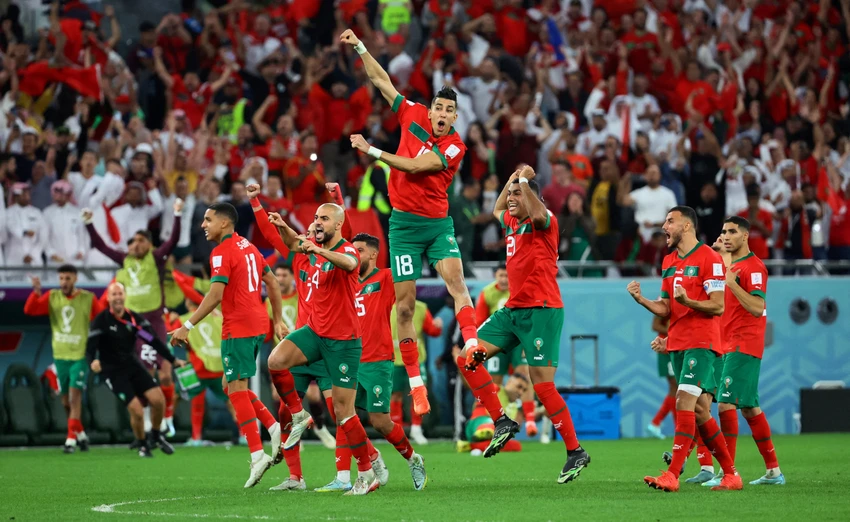 Lợi thế của Morocco là lực lượng cổ động viên áp đảo các đối thủ ở Olympic Paris 2024. Ảnh: GETTY. nay-lua-2-tran-ban-ket-olympic-paris-2024 (4).jpg