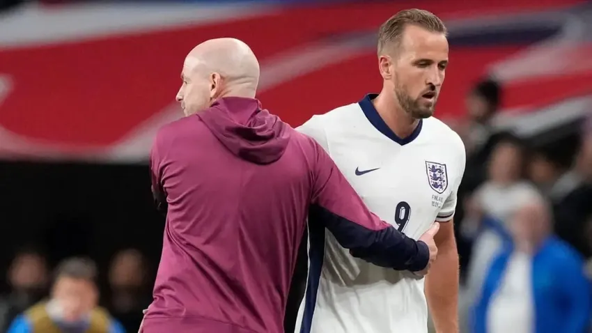 Đội tuyển Anh cân nhắc sử dụng Kane từng thời điểm. Ảnh: GETTY. doi-tuyen-anh-kho-xu-voi-harry-kane (4).jpg