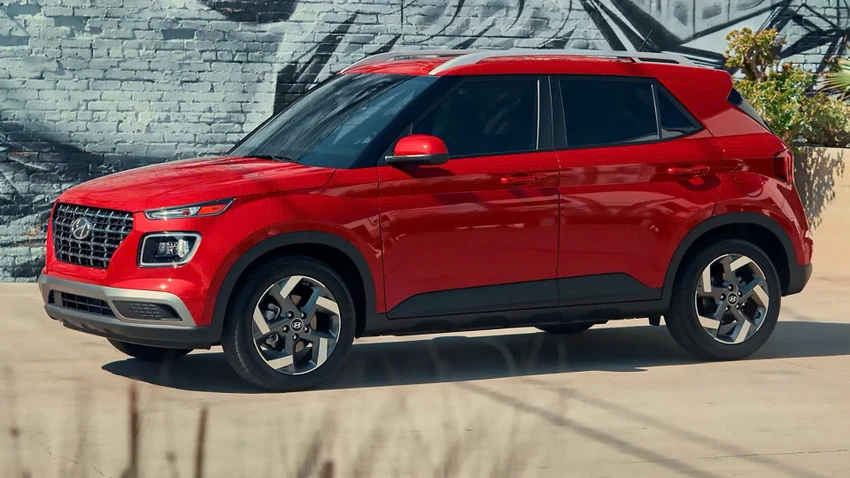 Hyundai Venue là một trong những mẫu xe nhỏ nhất trong phân khúc. Ảnh: Hyundai. Top 10 xe SUV nhỏ gọn tiết kiệm nhiên liệu nhất năm 2025.jpg